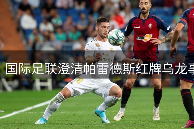 国际足联澄清帕雷德斯红牌乌龙事件 阿根廷队冲突调查启动